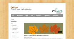 Desktop Screenshot of pedicare-enschede.nl